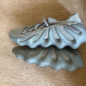 Yeezy Gray Sculpted Sneakers